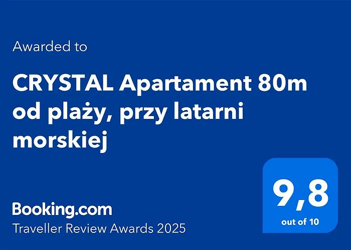 Crystal Apartament 80M Od Plazy, Przy Latarni Morskiej